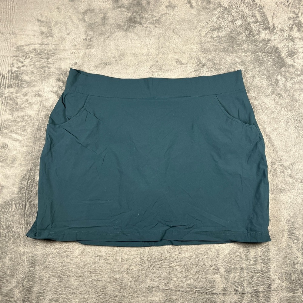 Columbia All Seasons Skort Womens 2XL Green Omni Shade Sun Protection Hiking